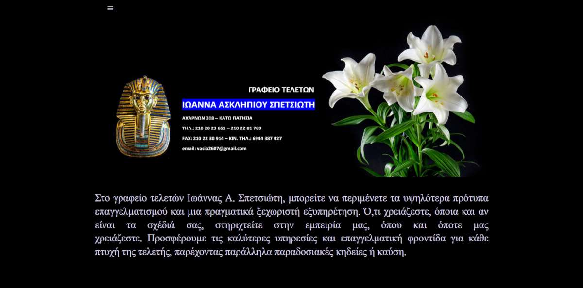 Ioanna-Spetsioti.gr Website Screenshot