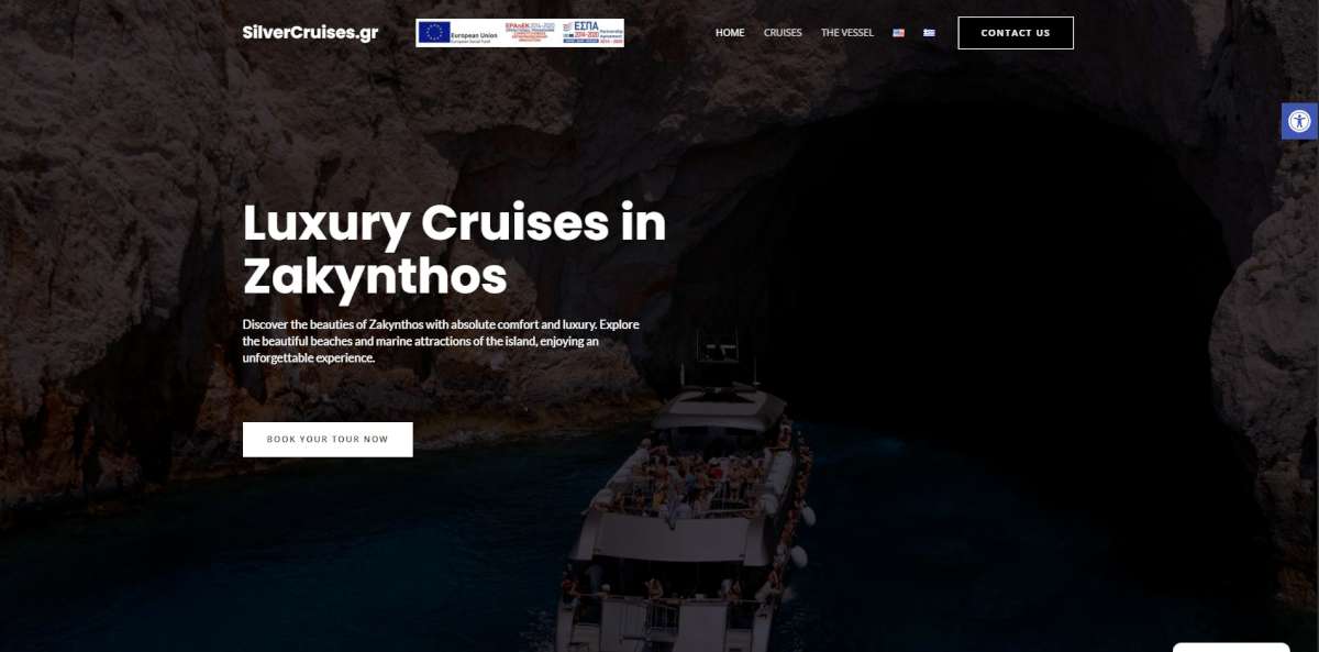 SilverCruises.gr Website Screenshot